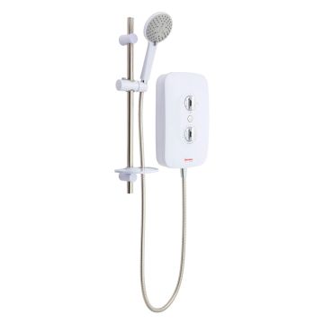 Image of Redring 9.5kW Glow Electric Shower Digital Display and Phased Shutdown