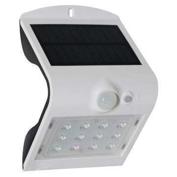 Image of ROBUS LED Solar Wall Light PIR 1.5W IP65 4000K White