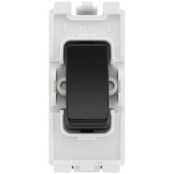 Image of BG Evolve Grid 20A Switch Module 2 Way SP Black