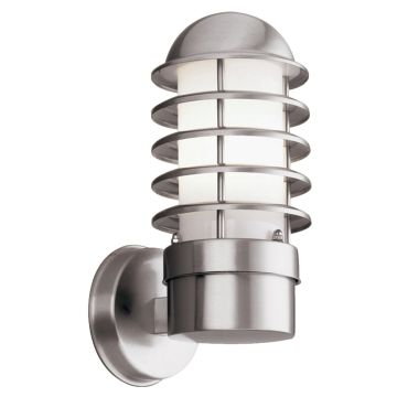 Image of Searchlight 051 Louvre Outdoor Wall Light Steel Metal Dome Top