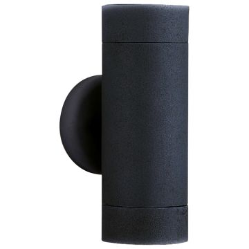 Image of Searchlight 6009-2BK-LED Metro Outdoor Up and Down Wall Light Black