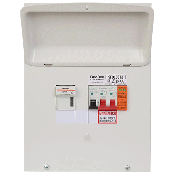 Image of Fusebox Fused Switch with Type 2 SPD 100A SF0100T2