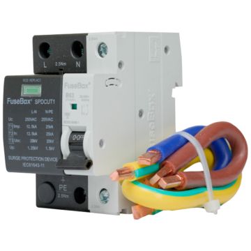 Image of Fusebox SPD Type 1 2 and 3 Combined SPD KIT SPDCUKITT1