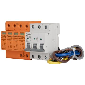 Image of Fusebox SPD Type 2 Three Phase SPD SPDCUKITT2TPN