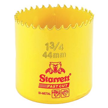 Image of Starrett 44mm Hole Saw Bi Metal Fast Cut FCH0134