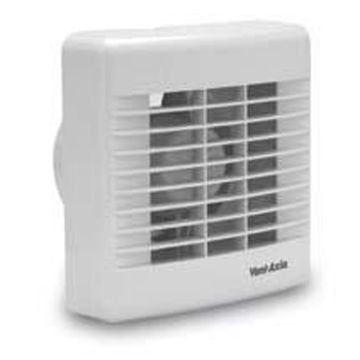 Image of Vent Axia BAS100T 4 Inch Bathroom Axial Fan Overrun Timer 436521