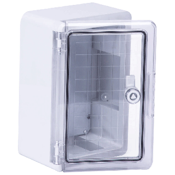 Image of Wiska ABS Enclosure Transparent Door IP65 300x200x130mm