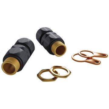 Image of Wiska BW/CW M20 ShieldGLAND IP68 7-16mm 2 Pack