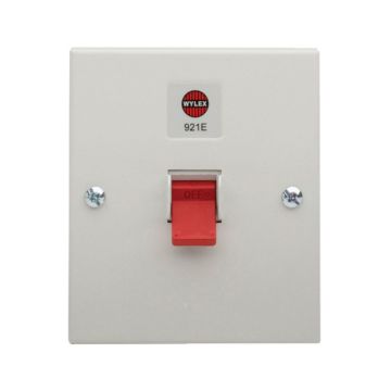 Image of Wylex 921E 3 Phase Isolator Switch 32A 415V Metal Enclosure