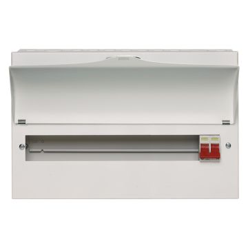 Image of Wylex 19 Way Main Switch Consumer Unit 100A DP