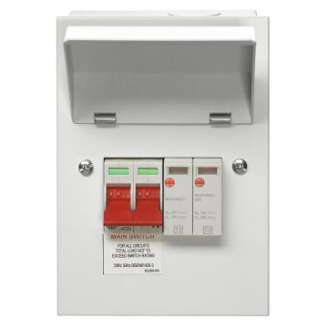 Image of Wylex NMRECSPD Stand Alone Metal Isolator Switch Type 2 SPD