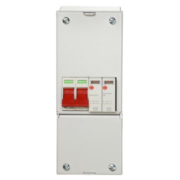 Image of Wylex REC2MSPD Stand Alone Metal Isolator Switch Type 2 SPD