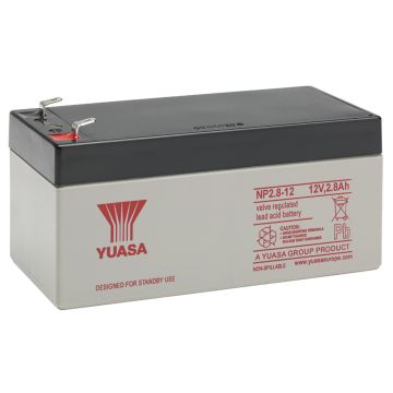 Image of Yuasa Battery 2.8Ah 12V Rechargeable