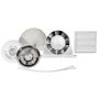 Airflow Aura 4 Inch Inline Shower Extractor Fan Light Kit