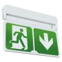 Ansell Adler Emergency Exit Sign LED 2W White AADL/3M/W