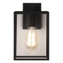 Astro Box Lantern 270 Wall Light Textured Black