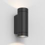 Astro Dartmouth Twin Led Wall Light Textured Black