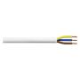 3183TQ 1.5mm Heat Resistant Butyl Cable Three Core White 1M