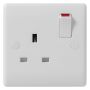 BG Electrical 821 13A 1P Switch Socket 1 Gang White