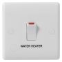 BG Electrical 832WH 20A DP Water Heater Switch Flex Outlet White