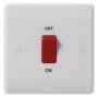 BG Electrical 875 45A DP Cooker Switch 1 Gang White BG Electrical 875 45A DP Cooker Switch 1 Gang White
