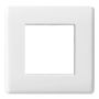 BG Electrical 8EMS2 2 Module Square Front Plate White