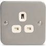 BG Electrical Metalclad MC523 1 Gang 13A Unswitched Socket Outlet