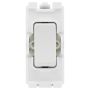 BG Nexus Grid Switch R30 20A DP 2 Way White