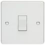 Crabtree Capital 4171 Switch 6A 1 Gang DP White