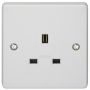 Crabtree Capital 7255 Unswitched Socket 1x 13A White