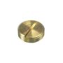 20mm Slotted Plug Brass