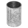 25mm Metal Solid Coupler Galvanised Each