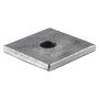 M8 8mm Flat Square Plate 1 Hole Each