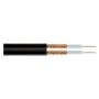 Twin CT100 Shotgun Satellite CoAxial Cable Black 100M Drum