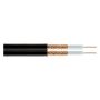 Twin CT100 Shotgun Satellite CoAxial Cable Black 100M Drum