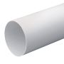 100mm Duct PVC Pipe 350mm Length White