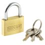 Brass Padlock 38mm Width 3 Spare Keys