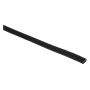 GS1 Black PVC Grommet Strip Panel Thickness 1 to 2mm 1M