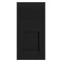 Hamilton Eurofix Euro Master Telephone Socket Single Module Black