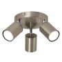 Forum Lighting Joshua Spotlight 3 Lamp GU10 7W Satin Nickel IP44