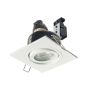 Forum Lighting Cali Downlight Square GU10 35W White IP65 Forum Lighting Cali Downlight Square GU10 35W White IP65