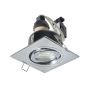 Forum Lighting Cali Downlight Square GU10 35W Chrome IP65 Forum Lighting Cali Downlight Square GU10 35W Chrome IP65