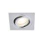 Forum Lighting Cali Downlight Square GU10 35W Chrome IP65 Forum Lighting Cali Downlight Square GU10 35W Chrome IP65