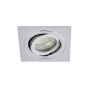 Forum Lighting Cali Downlight Square GU10 35W Chrome IP65 Forum Lighting Cali Downlight Square GU10 35W Chrome IP65