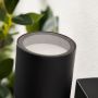 Forum Zink Leto GU10 Spotlight PIR Up and Down Wall Light Black