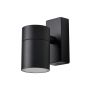 Forum Zink Leto GU10 Outdoor Spotlight Black