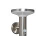 Forum Lighting Clara Solar Wall Light LED 2W PIR Stainless Steel IP44