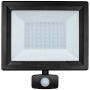 Luceco LED Floodlight PIR 50W 5250lm 4000K IP54 Black