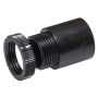 Marshall Tufflex MA7BK 20mm PVC Male Adaptor Plastic Black