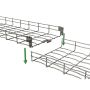 Marshall Tufflex MT2/7251 300mm Wire Cable Tray 3M Length